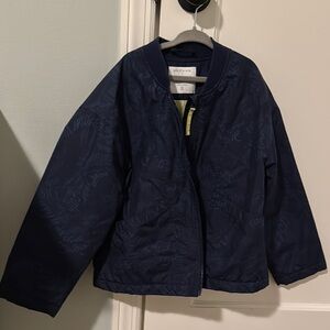 Like new! Athleta - Simone Biles - Navy Jacket - girls 6-7